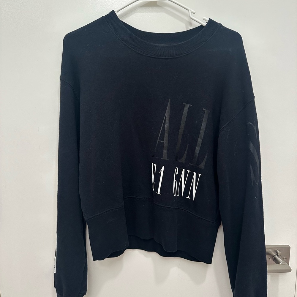 AllSaints cropped sweatshirt
